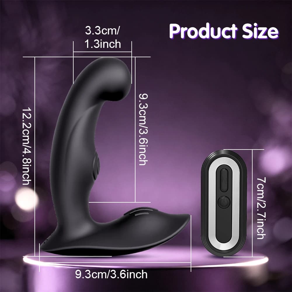 Vibrating prostate massager and anal plug - thumbnail 2