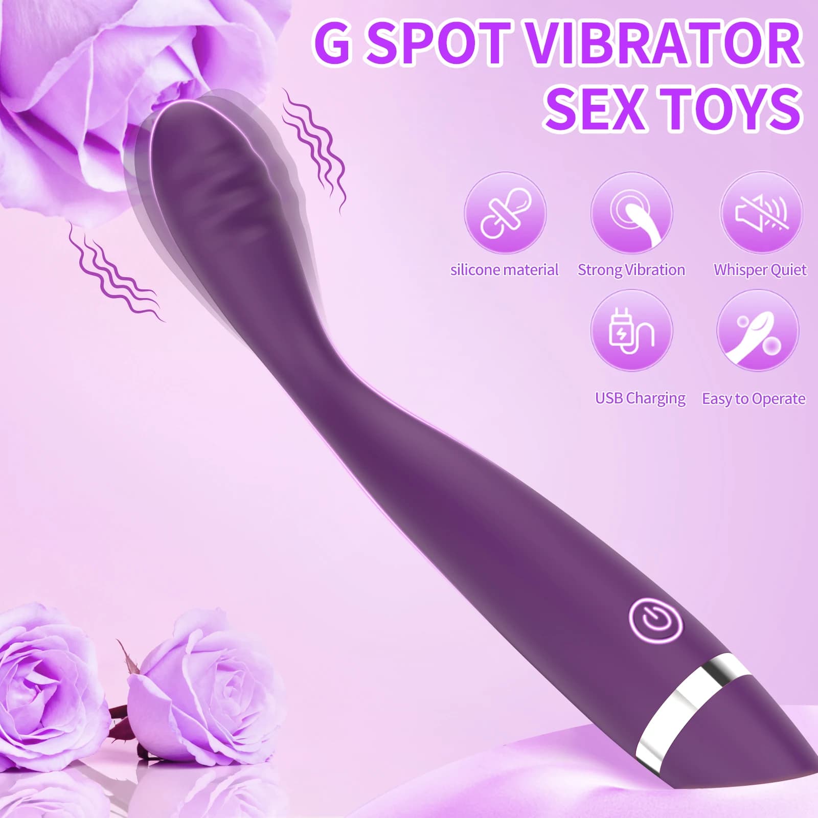 Finger style dual stimulation clitoral and G-spot vibrator - thumbnail 4