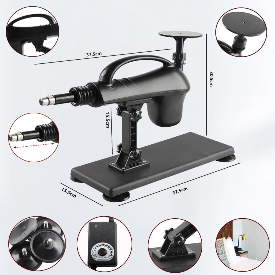 Adjustable telescopic automatic stroking machine with wireless control - thumbnail 5