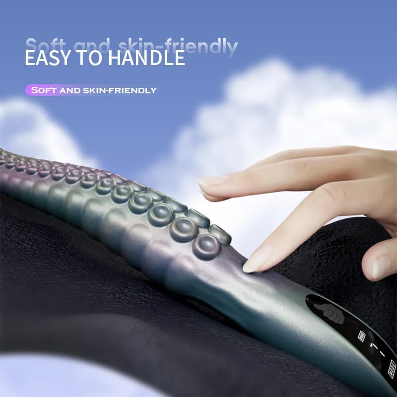 Tentacle shaped vibrating anal plug with beads - thumbnail 3