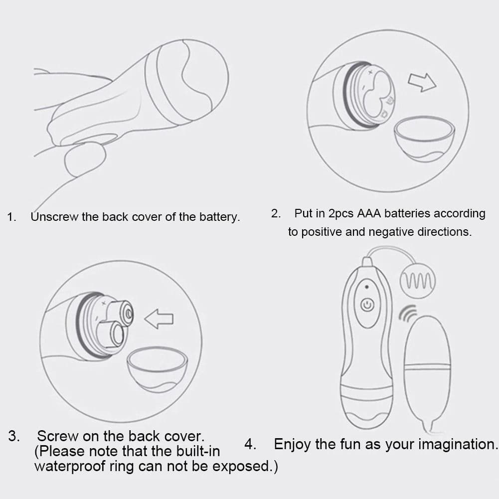 Mini Masturbator Adult Sexy Toy Waterproof Vibrating Egg Body Massager sex toys for Women tease your partner perfect gifts - thumbnail 3