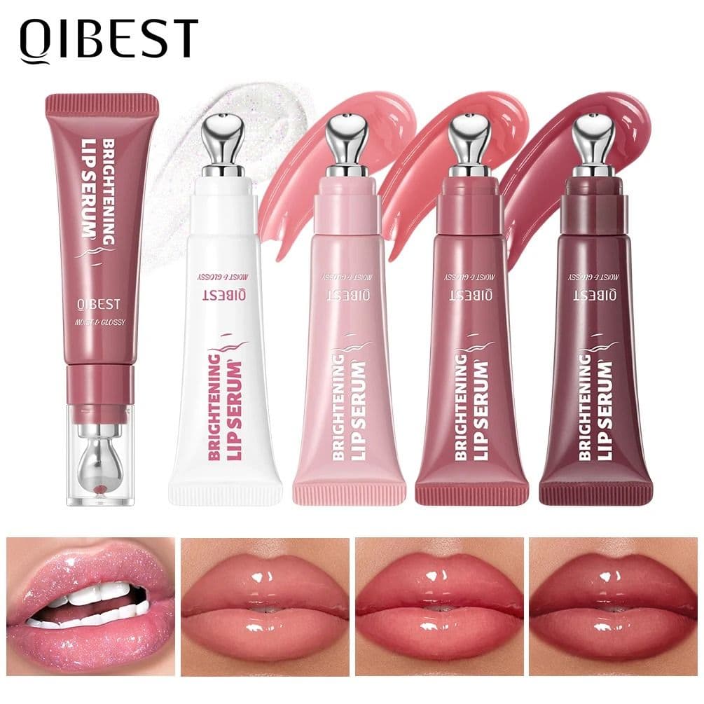 QIBEST Mirror Pearl Lipgloss Long Lasting Moisturizing Lipstick Shine Glitter Lip Glaze Non Stick Cup Jelly Pout Lip Tint Makeup - thumbnail 8