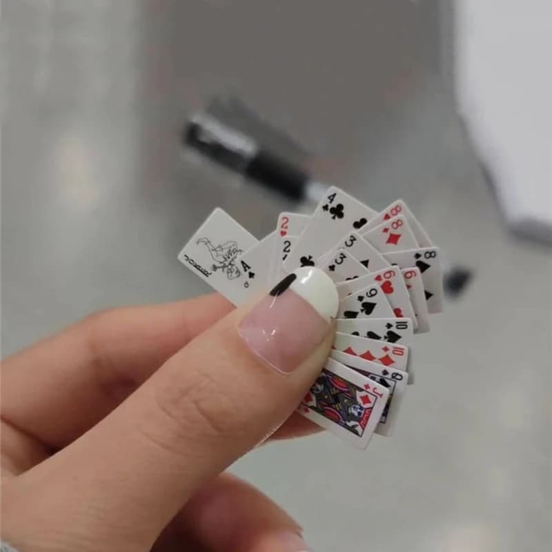 Miniature playing cards spoof gift travel toy - image 1