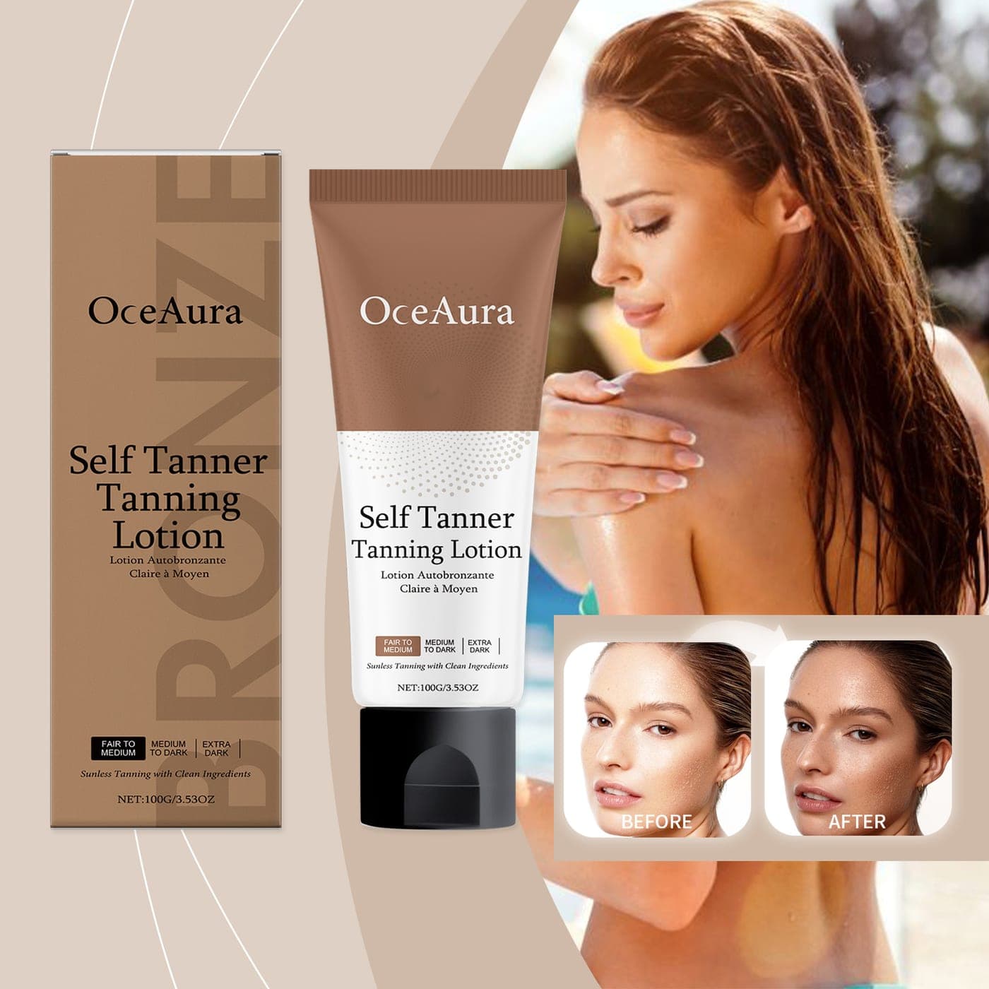 Moisturizing Sunless Tanning Cream - thumbnail 4