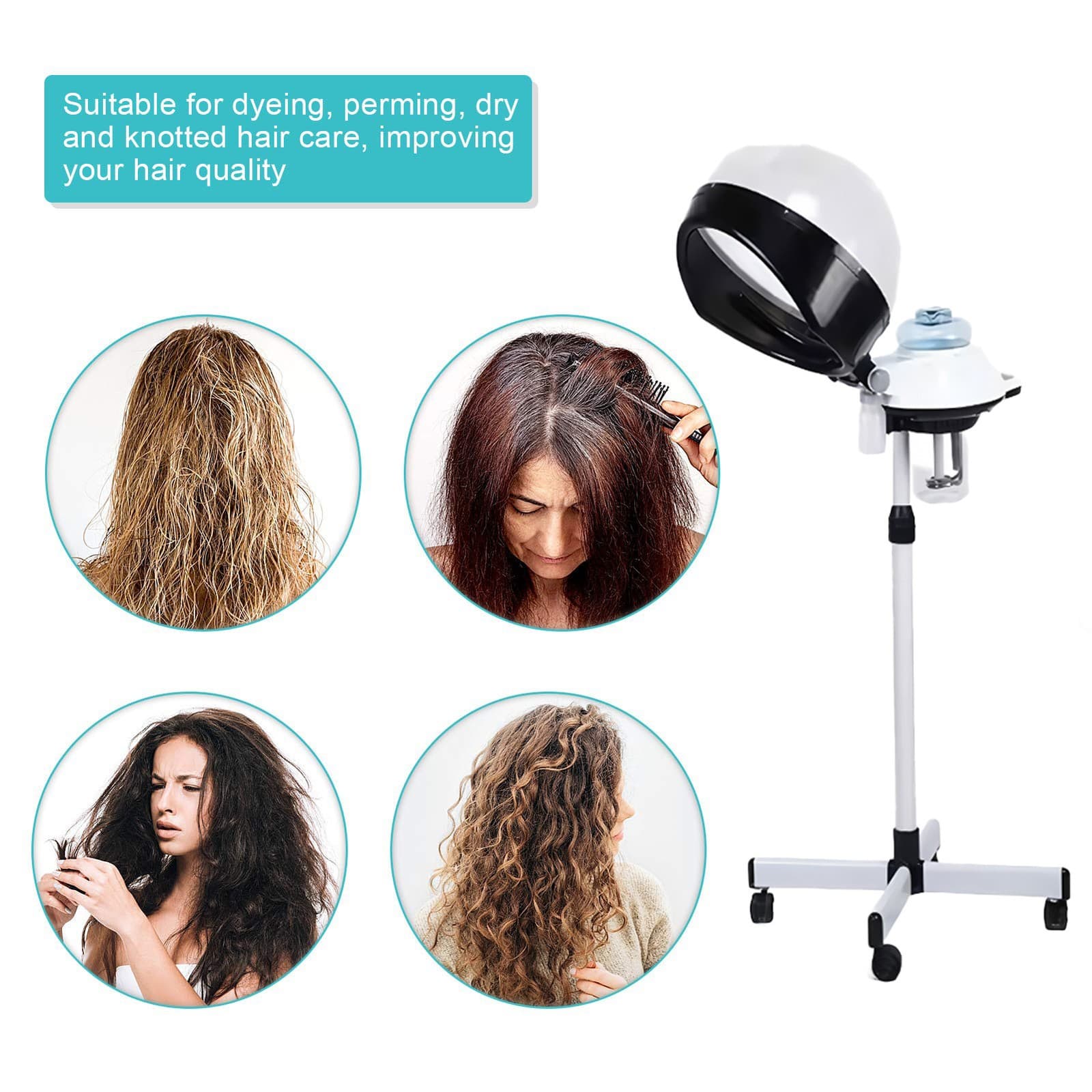 Professional Hair Steamer And Conditioning Machine For Home & Salon With Stand - thumbnail 3