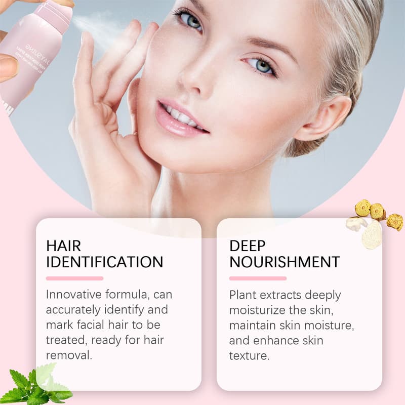 Hair Identifier Spray For Face Shaving, Skin Body Hair Identifying Spray,Moisturizing And Skin Care Set - thumbnail 2