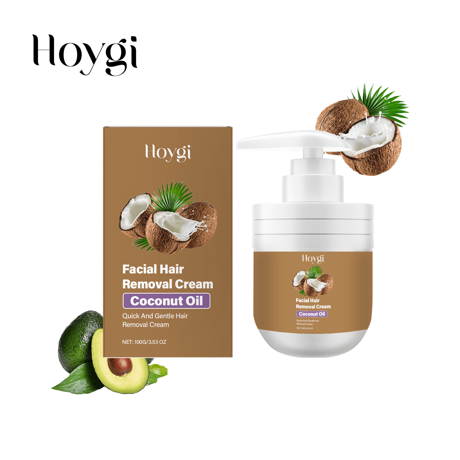 Coconut Gentle Facial Hair Removal Cream - thumbnail 2