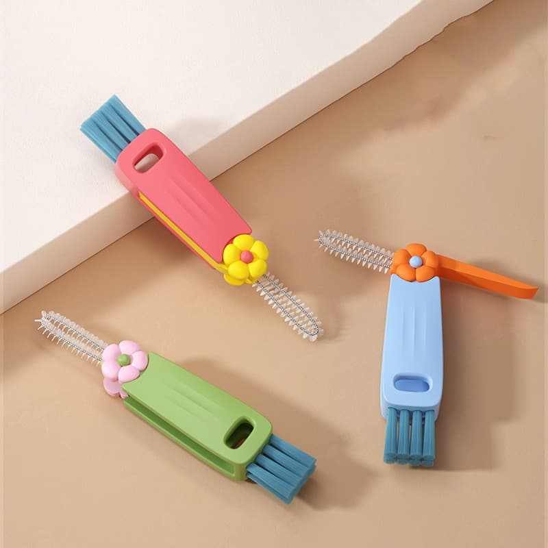 3PCS 3in1 Multifunctional Bottle Cleaning Brush Set For Cup Lids And Tight Gaps, Home Kitchen Water Bottle Cleaner Brush For Plastic Cups And Crevice Cleaning - thumbnail 8