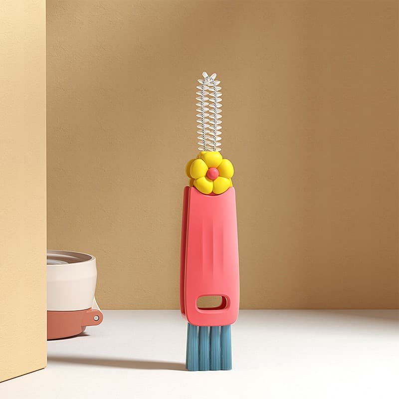 3PCS 3in1 Multifunctional Bottle Cleaning Brush Set For Cup Lids And Tight Gaps, Home Kitchen Water Bottle Cleaner Brush For Plastic Cups And Crevice Cleaning - thumbnail 4