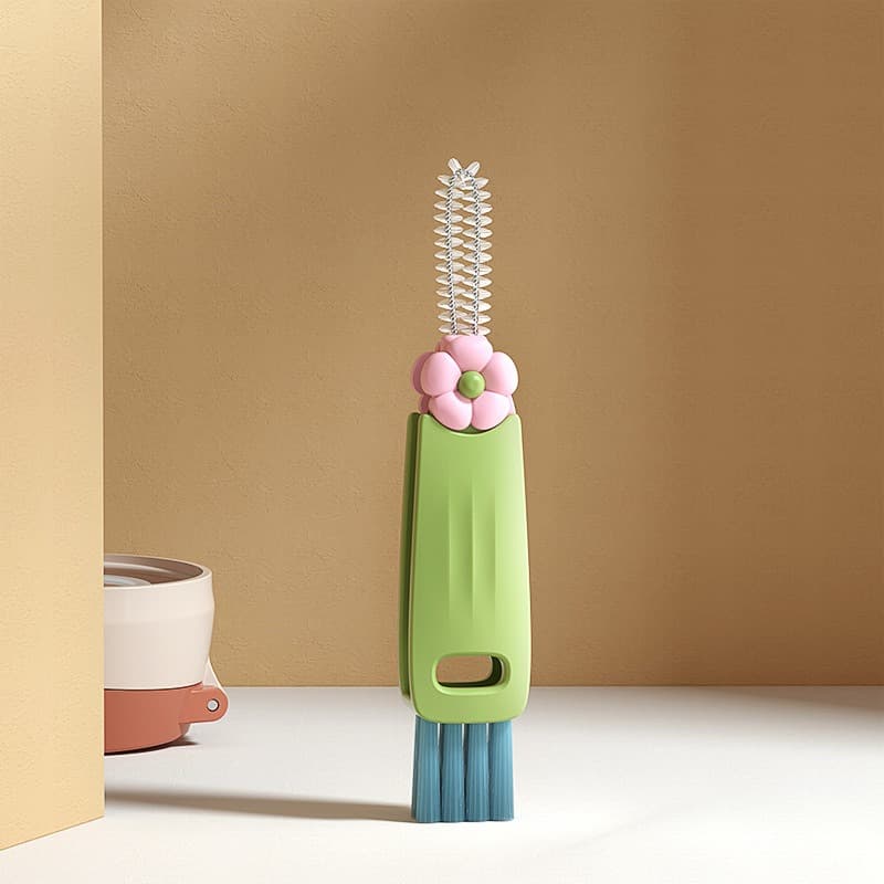 3PCS 3in1 Multifunctional Bottle Cleaning Brush Set For Cup Lids And Tight Gaps, Home Kitchen Water Bottle Cleaner Brush For Plastic Cups And Crevice Cleaning - thumbnail 7