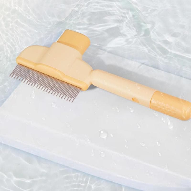 Cat And Dog Comb, Knot Remover, Hair Removal Tool, Pet Self-cleaning Comb, For Long Hair, Massage, Knot Removal, Hair Removal Exclusively - thumbnail 5