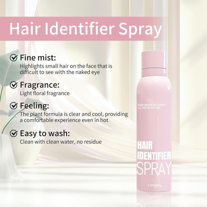 Hair Identifier Spray For Face Shaving, Skin Body Hair Identifying Spray,Moisturizing And Skin Care Set - thumbnail 4