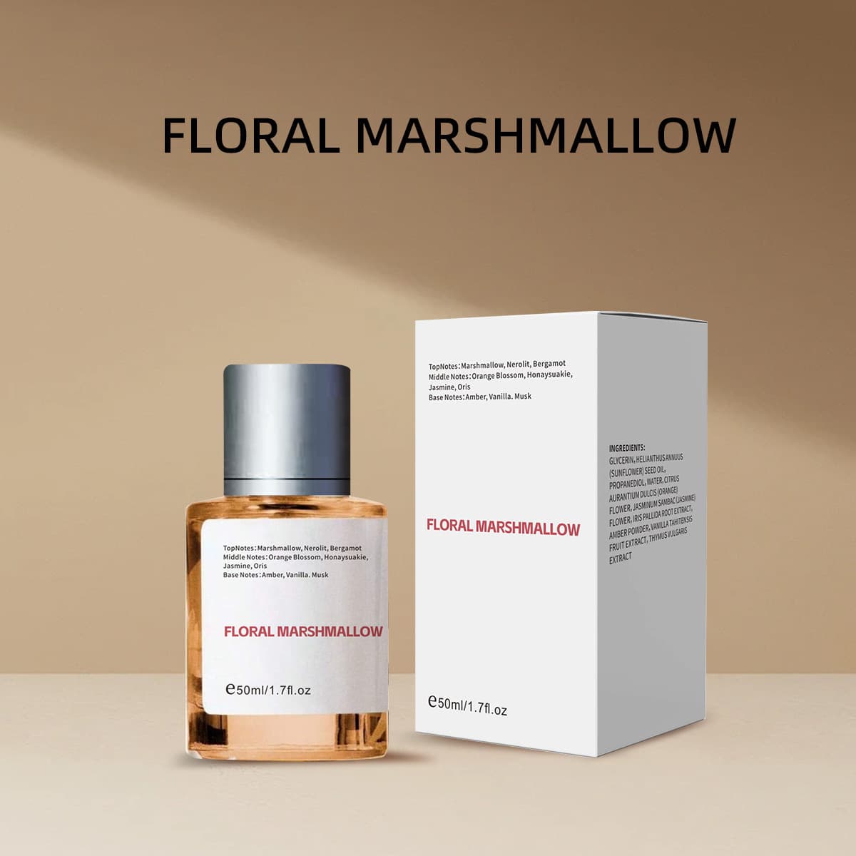 Amber Vanilla Alcohol-Free Perfume Spray 50ml - thumbnail 2