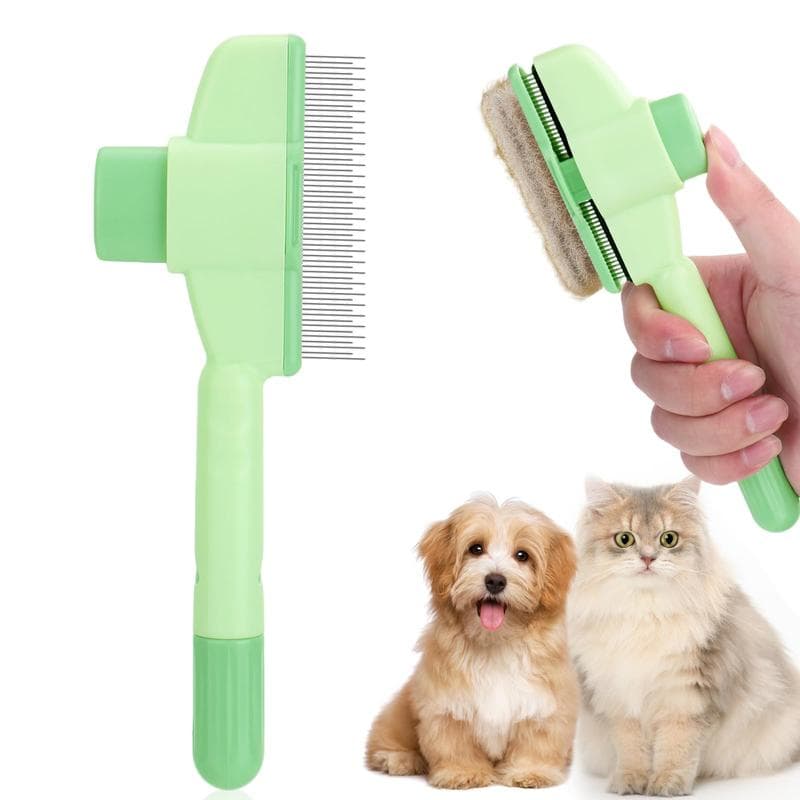 Cat And Dog Comb, Knot Remover, Hair Removal Tool, Pet Self-cleaning Comb, For Long Hair, Massage, Knot Removal, Hair Removal Exclusively - thumbnail 7