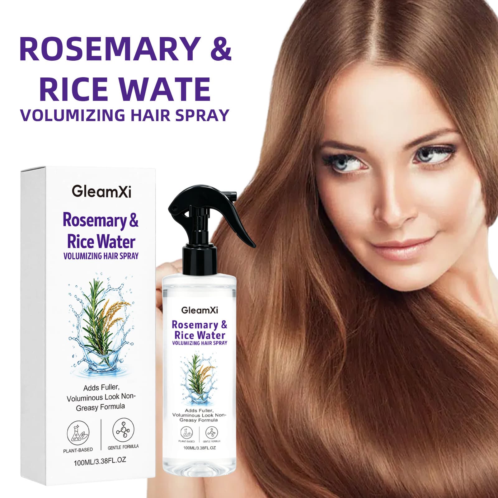 Rosemary Rice Water Hair Spray Nourishes Both Roots And Ends - thumbnail 4