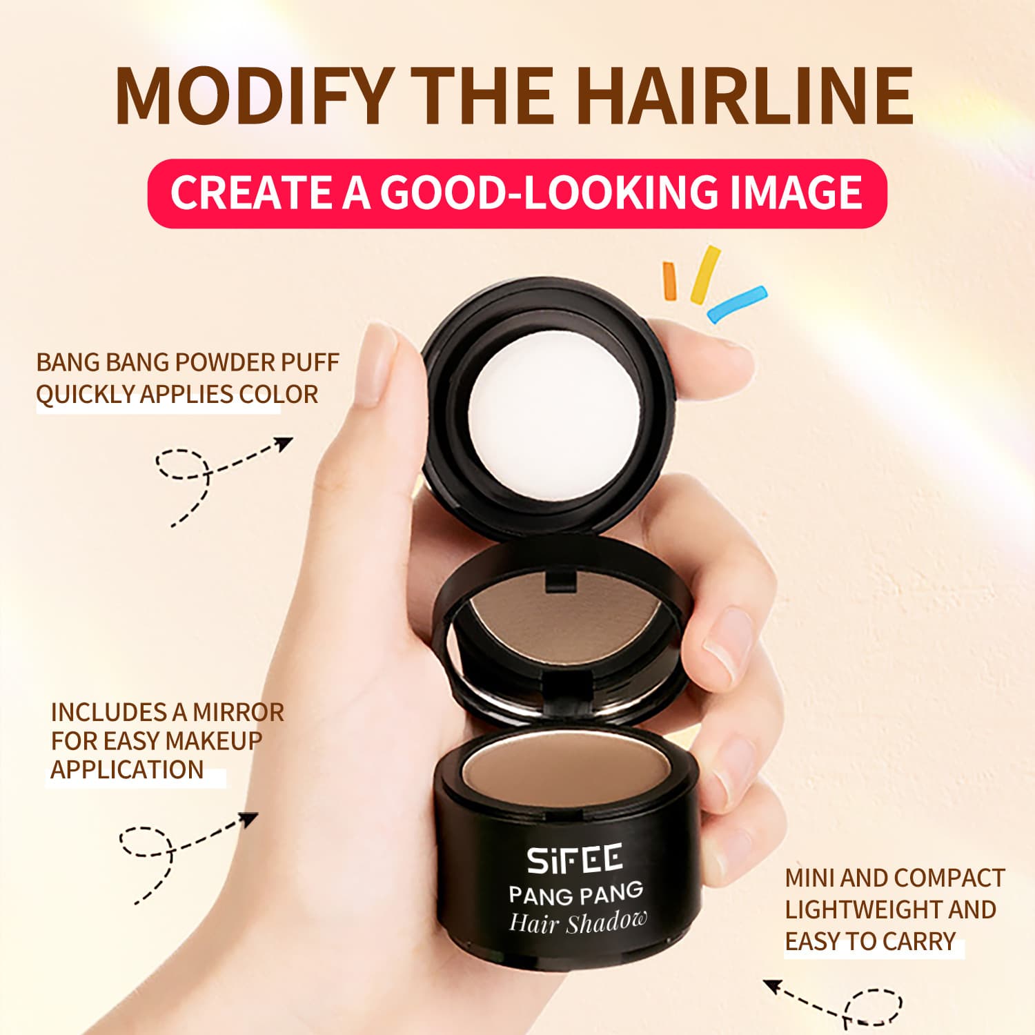 Hairline Powder Hair-filling Magic Tool Waterproof - thumbnail 2