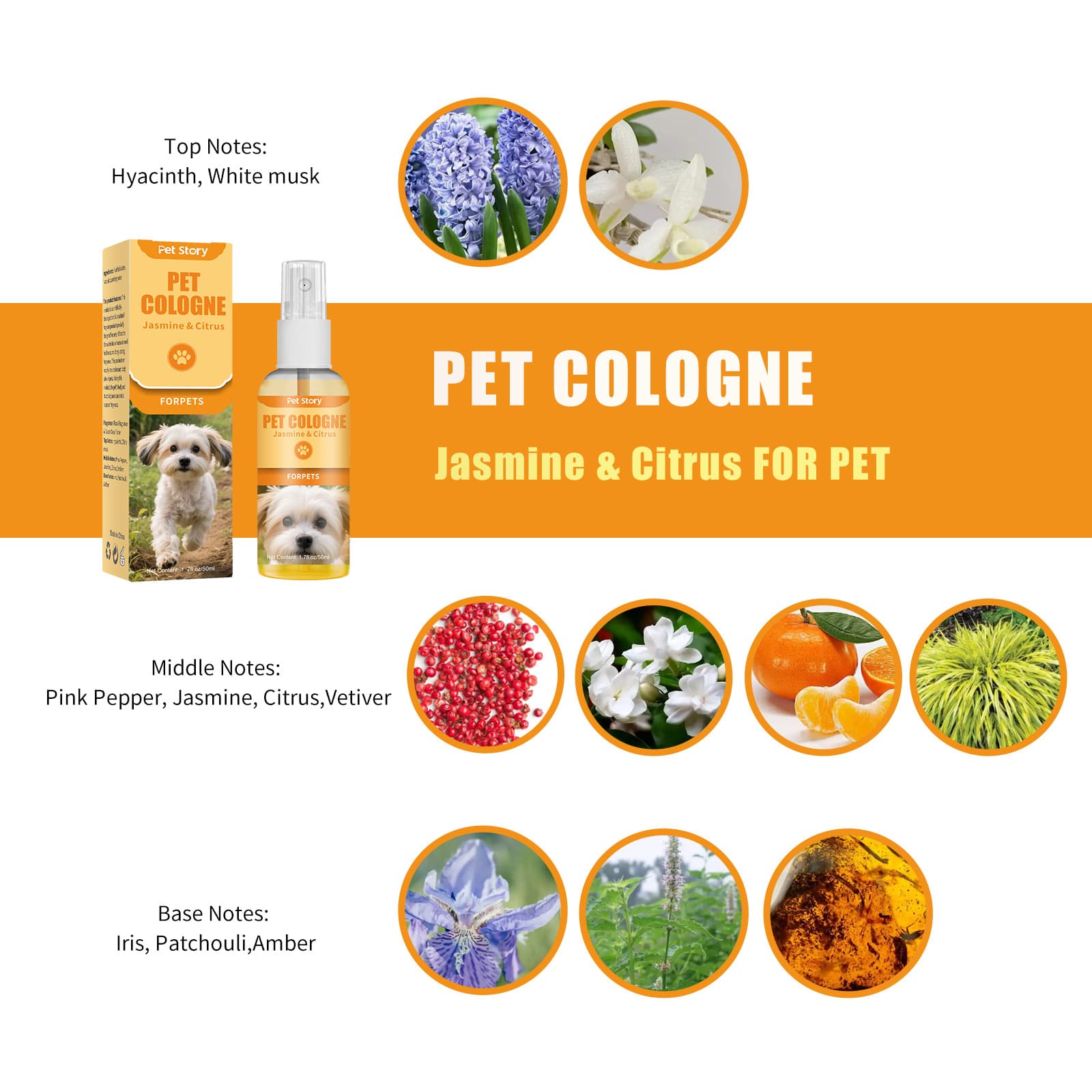 Pet Perfume Alcohol-free For Cross-border Export With English Packaging - image 1