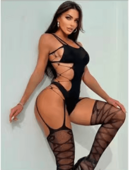 Crisscross Strappy Bodysuit