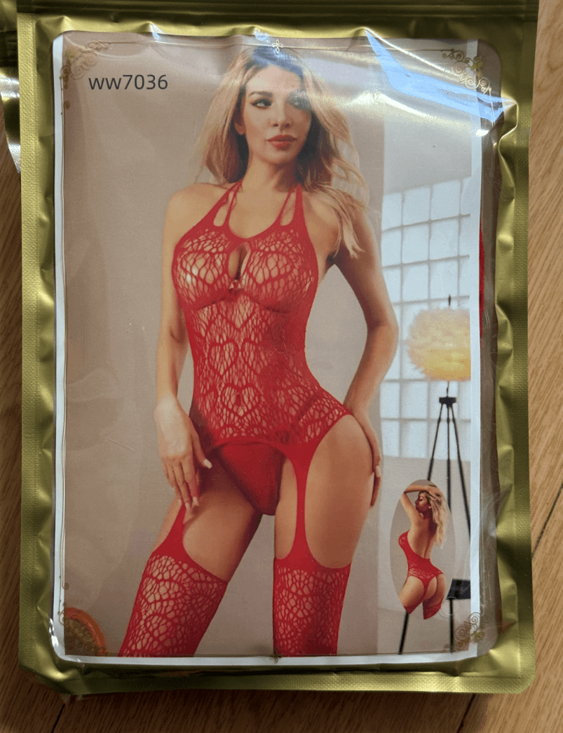 Halter Fishnet Bodystocking