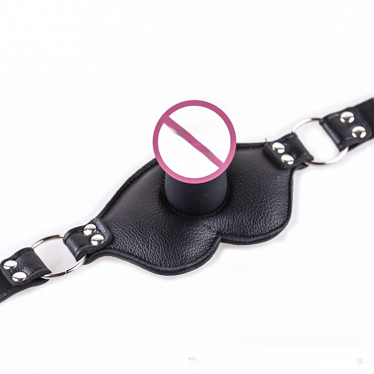 Dildo Gag with Leather Strap - image 1
