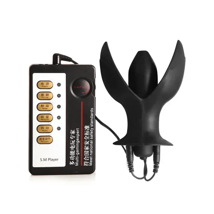 Electrical stimulation anal plug with metal contacts - image 1