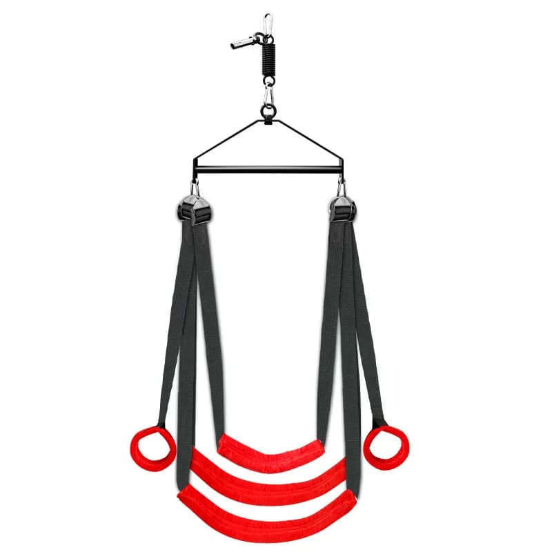 Adjustable nylon suspension swing for couples