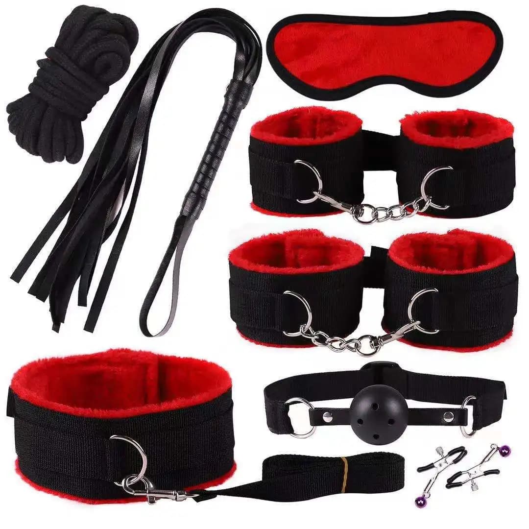 Couples BDSM restraint kit with handcuffs - image 1