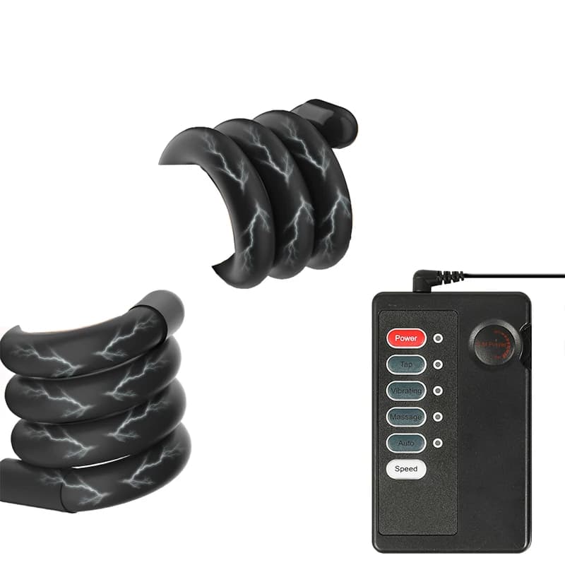Electrical stimulation insertable ring and plug set - image 1