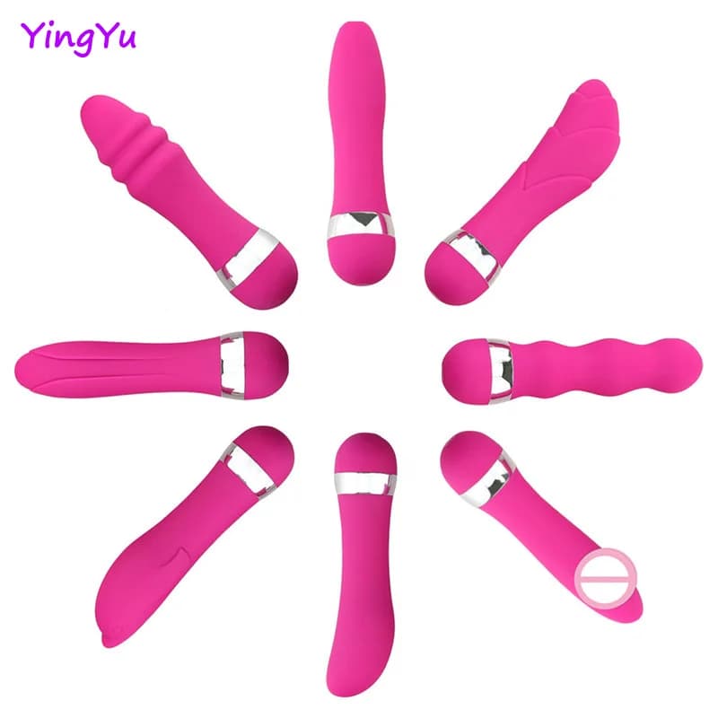 Compact battery-powered wand vibrator for dual stimulation - image 1