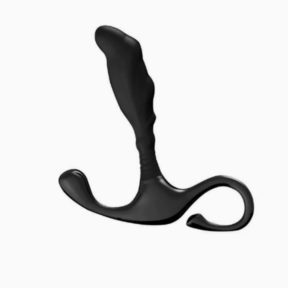 Silicone anal plug with firm puller design