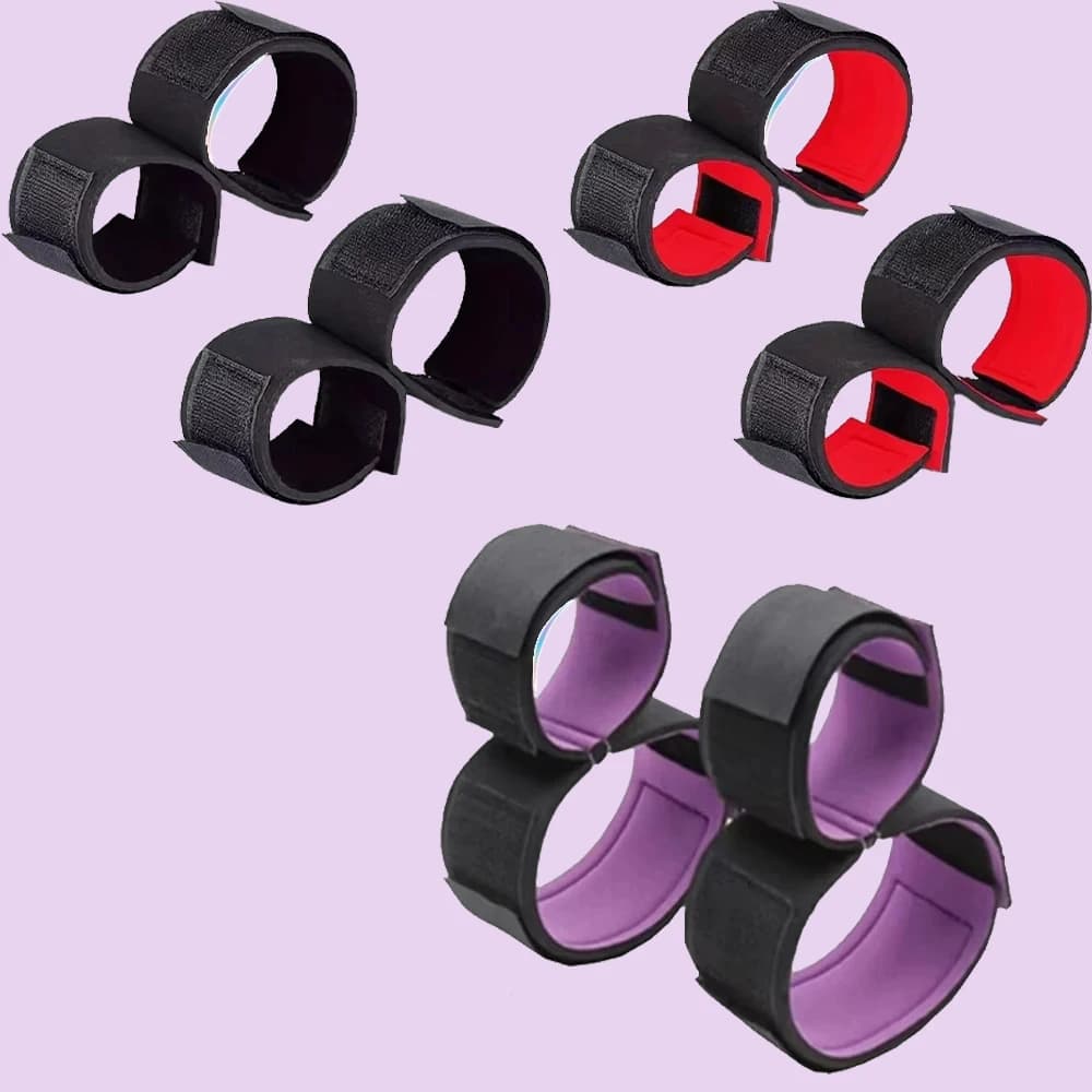Bondage handcuffs set for couples and play - image 1