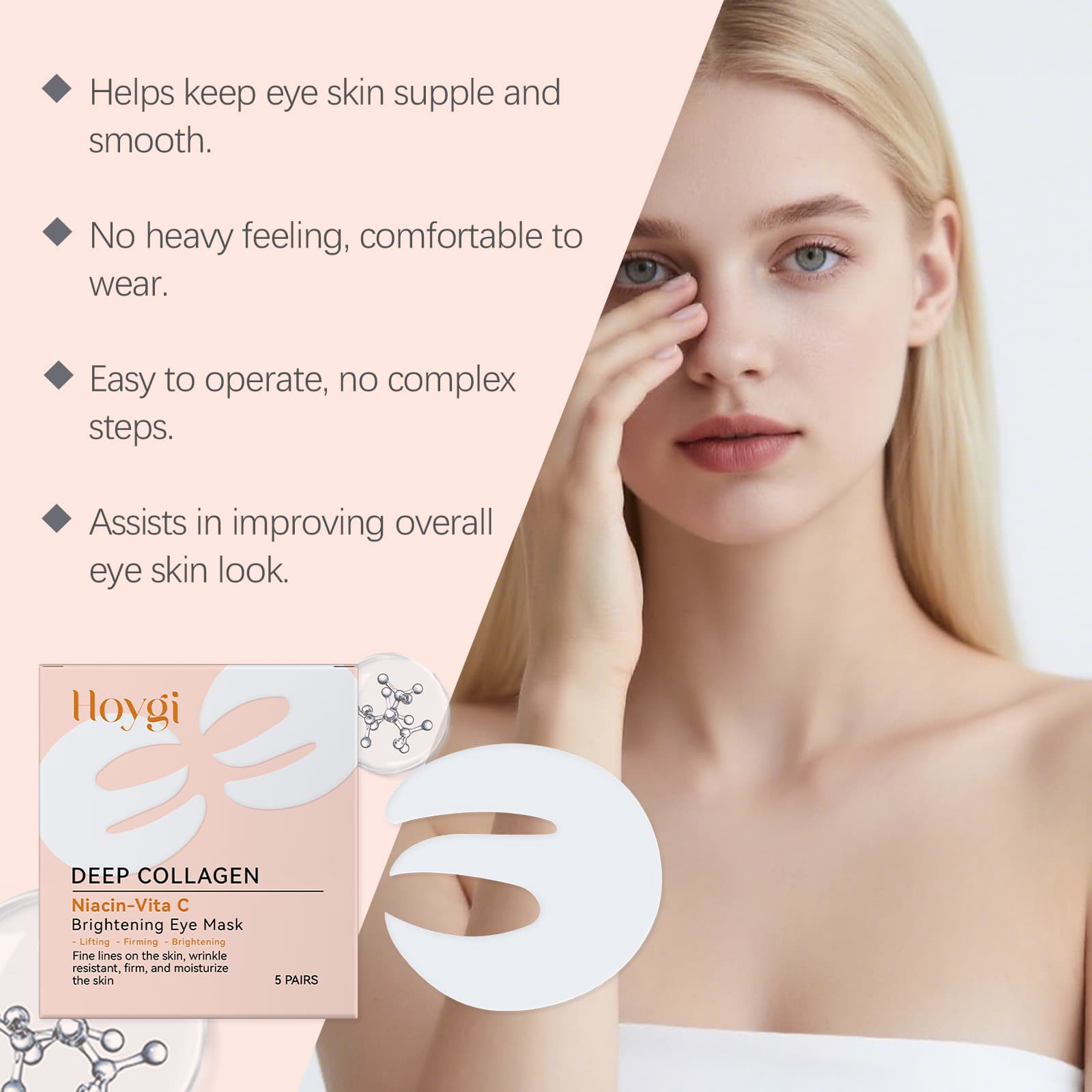 Easy-to-use Collagen Eye Masks For Eye Care - image 1
